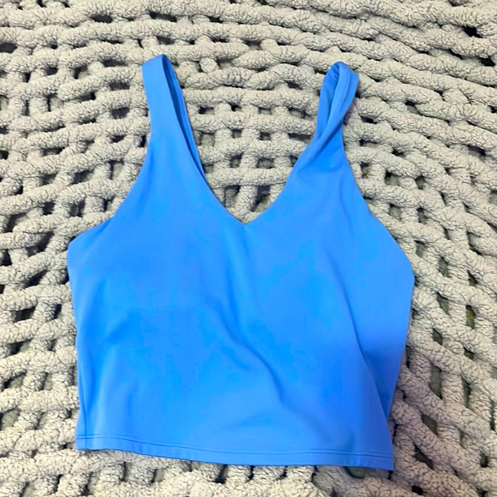 Blue tank top